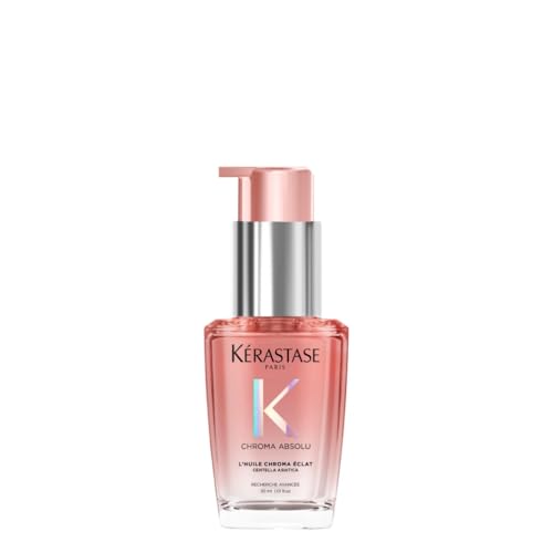 Kérastase Chroma Absolu l’Huile Cicagloss, Aufbauendes Pflege-Öl für coloriertes Haar, Farbe und Glanz verstärkende Haarpflege bei gefärbtem Haar, Flakon, 30 ml