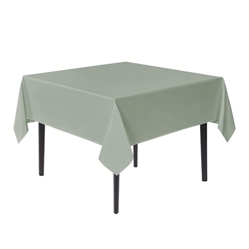 Image of sancua Small Square Tablecloths, Sage Green Table Cloth, 36x36 Inch