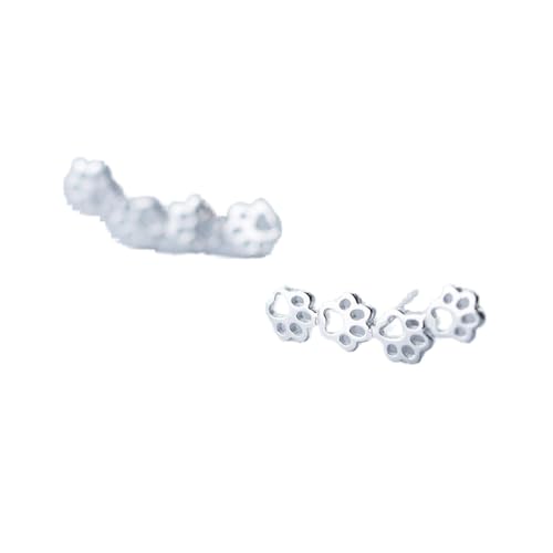 Boucles d'oreilles longues animaux mignons en argent pour le quotidien