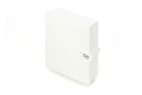 DIGITUS Boîtier de raccordement fibre optique – OS2-3x adaptateurs quadruples LC/APC prémontés – 12 fibres – FTTH/FTTB – pour usage intérieur et extérieur – IP65 - Gris