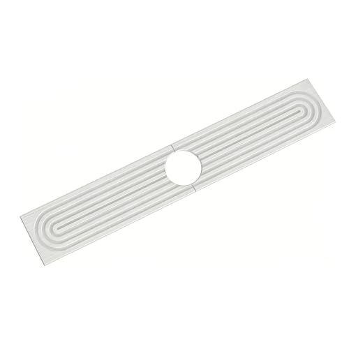 Leftwei Alfombrilla para Grifo de Diatomita, Protector de Fregadero de Absorción de Agua de Secado Rápido, Bandeja Absorbente para Grifo con Enjuague Rápido y Lijado Mensual, Ideal para Encimeras de