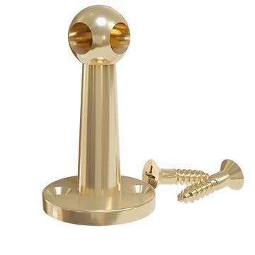 Solid Brass Decorative Gallery Post for Desks, Bookcases, Cabinets and