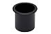 Seachoice Plastic Drop-in Beverage Holder for Standard 12 Oz. Aluminum and Glass Containers, Black