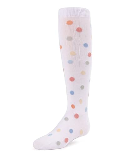 MeMoi Polka Point Girls Cotton Blend Knee Socks