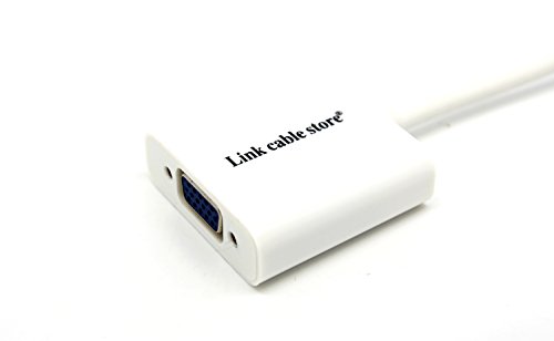LINK CABLE STORE LCS - Adaptateur HDMI vers VGA 15cm - Blanc Cover