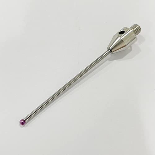 Image of Cmm Touch Probe Stylus, Ruby Ball Stylus for CNC Probe Renishaw OMP40-2 OMP60 Renishaw A-5003-4797 Probe Stylus M4 Thread L50mm D2mm Tungsten Carbide Haas Mazak Blum Marposs Machine
