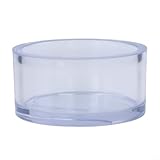 Bulevisiter Transparente 58 mm Glas-Kaffeepulverschale für 14 g-20 g Dosierung, kompatibel mit VST- und Standard-Siebträgern mit 58 mm, Mess- und Stopfwerkzeug