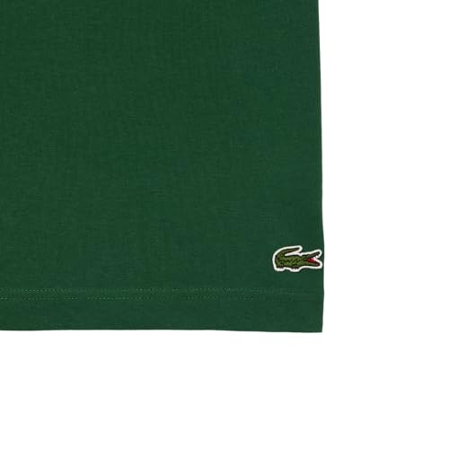 Lacoste Men's Crew Neck Short Sleeve Regular Fit Branding T-Shirt3