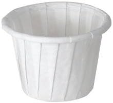 0.75 oz. White Souffle Cup, Pk5000