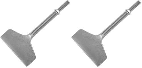 Image of Firecore 4-inch Wide Air Chisel Bit, 0.401 Inch Shank Tile & Thinset Scaling Chisel Thinset Scraper Wall and Floor Scraper Tile Remover Work with Air Hammer (4 inch X 7.5 inch) (Pack of 2)
