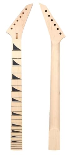 Manche de guitare 25.5 pouces 24 frettes en érable pour réparer votre guitare droite