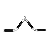 TKO Multi Purpose 'V' Chrome Bar w/Polyurethane Round Grip