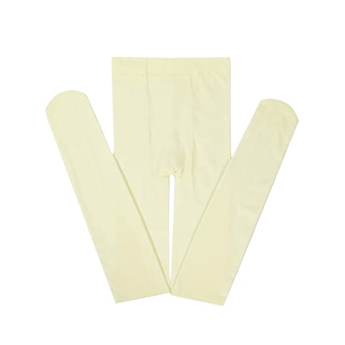 Solid Color Pantyhose for Toddler Kids Girls Stretchy Tights Ballet Dance Pantyhose Nylon Stockings (WH2, 4-6 Years)