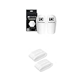 XL 2ER BUNDLE - Dich erwartet ein praktisches 2er Bundle Set bestehend aus TAPEDESIGN Schienbeinschoner (weiß) & PASTE Schienbeinschonerhalter in weiß. Mit diesem Fußball Zubehör Set bist Du optimal für Training, Spiel & Freizeit ausgestattet. Ganz egal ob im Spitzensport oder im Hobbybereich - mit diesem Set bist Du immer einen Schritt voraus!