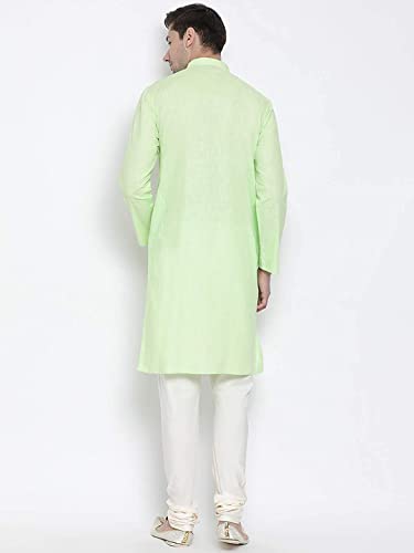 Image of Royal Kurta Mens Cotton Long Kurta Pyjama Set