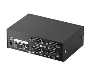 Répartiteur de fréquence VGA 1/4 duplication d'écran fluide 1080p sans perte