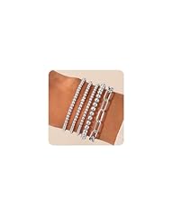 5pcs - Silver Beaded 4mm+6mm