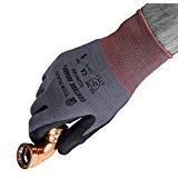 TORNADO Contour Avenger MECHANIC Rubber NYLON WORK Gardening Safety GLOVES GRIP (Large Pack of 1)