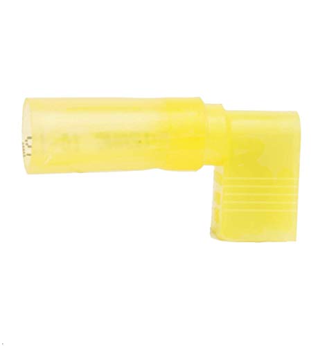 12-10 AWG Heat Shrink Flag .250 Female Quick Connect (100/Pkg.)