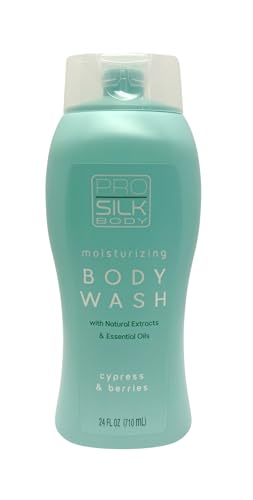 FC Pro Silk Body Moisturizing Body Wash, Cypress & Berries, Natural Extracts & Essential Oils, 24 Fl Oz