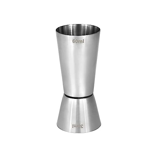 Image of Peg Measurer 30 & 60 ml, Cocktail Shot Glass, Drink Measuring Bar Tool Double Side: 1PC