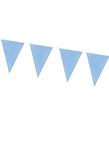 Magic Box Pale Blue Bunting Party Decoration 10m