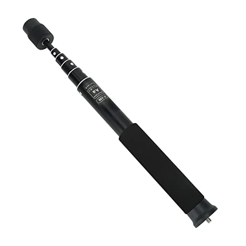 48 Inch Monopod, 6 Section Extending Pole with 1/4 to 3/8 Screws for All Digital Cameras, DSLR, Mirrorless, Compact Cameras, Camcorders