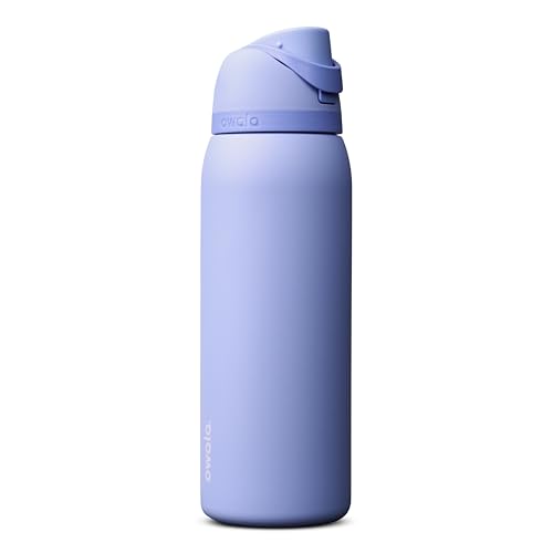Image of Owala FreeSip Insulated Stainless Steel Water Bottle with Straw, BPA-Free Sports Water Bottle, Great for Travel, 40 Oz, Out of the Blue