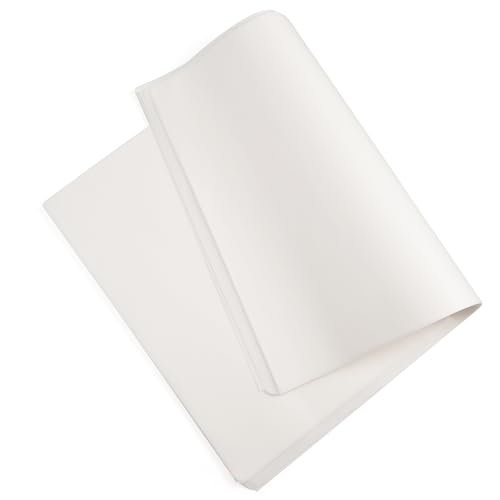 Coptiner 50 Pcs 20x30cm Baking Paper for Air Fryer Liners Baking Bread and Cakes,Non-Stick Siliconised Greaseproof Parchment Paper, Disposable Easy Cleanup Unbleached Bread/Meat/Cookies