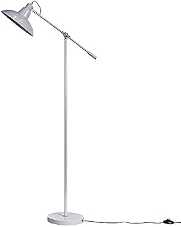 MiniSun Contemporary Matt Black/Chrome Adjustable Stem Vintage Shade Desk Table Lamp - Complete with a 4w LED Golfball Bulb [2700K Warm White]
