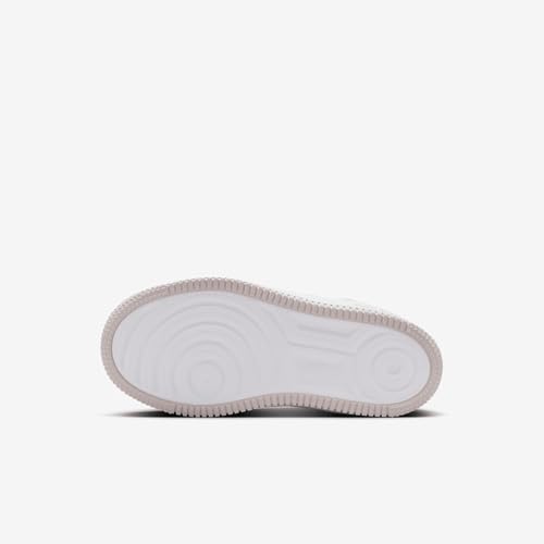 Nike Force 1 Low EasyOn Little Kids' Shoes (FN0237-002, Platinum Violet/Arctic Orange/White/Pinksicle) Size 82