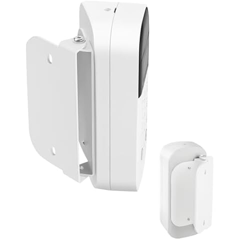 Tiga Swivel Mount for myQ Smart Garage Video Keypad - Adjust Viewing Angle, White Cover