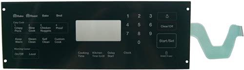 Switch Membrane Replacement For Samsung Ne594R0Abbb/Aa Ne594R0Absr/Aa Ne595R0Abbb/Aa Ne595R0Absr/Aa Ne59J3420Sb/Aa Ne59J3420Ss/Aa Ne59J3421Ss/Aa Electric Range - Oven/Stove #TOP4