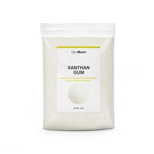 GymBeam Gomma di Xantano in Polvere 100g, Addensante e Stabilizzante, Sostituto del Glutine, Migliora la Consistenza e la Struttura degli Alimenti, Ideale per Salse e Minestre (100 g (1er pack))