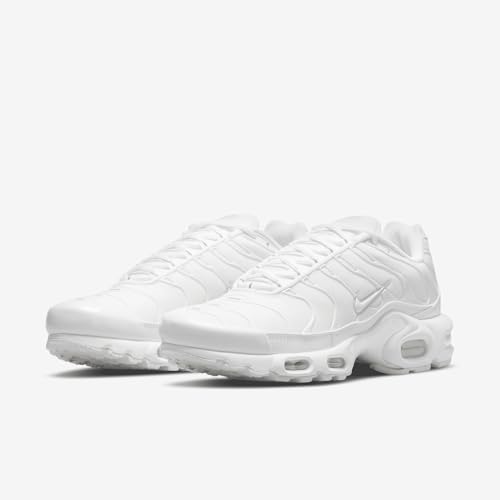 Nike Damen Air Max Plus Running Shoes, White/White-Pure Platinum, 35.5 EU