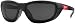 Milwaukee Rectangular MILW 48-73-2045 Polarized HIGH Performance Safety Glasses with Gasket, Black