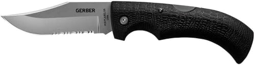 Gerber Gator Folding Knife, Serrated Edge, Clip Point [06079]