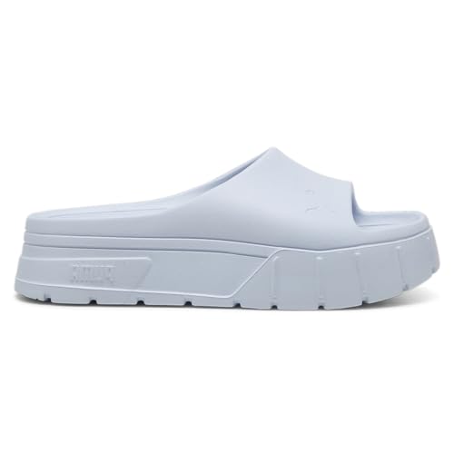 PUMA Womens Mayze Stack Injex Platform Slide Casual Sandals Casual - Blue - Size 6 M