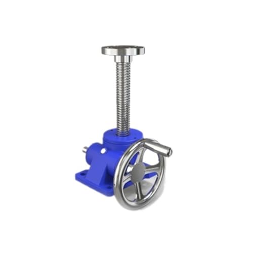 Gato de tornillo sin fin manual con brida elevador mecanico de 200 kg para carga vertical