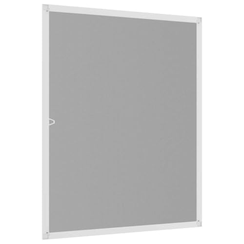 Moustiquaire pour fenêtre anti-insecte cadre aluminium blanc 80 x 100 cm - 4