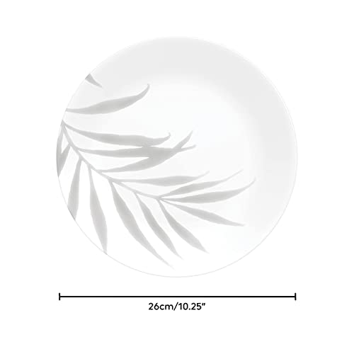 Image of Corelle Dinnerware Set (4pc Set, Solar Print)-Set for 4 | Includes 4 x Side Plates | 80% Recycled Glass | 3 X More Durable, Half the Space & Weight of Traditional Ceramic