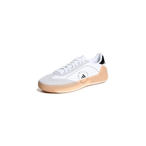 adidas by Stella McCartney Women's Court Boost Sneaker, Footwear White 1, 6.5