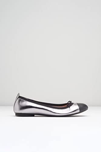 Bloch Women's Chara Ballet Flat, Peltro Leather, 8 | Image 2