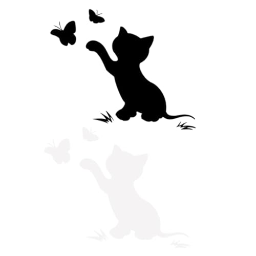 Pegatinas de gato para coche reflectantes en PET de alta visibilidad
