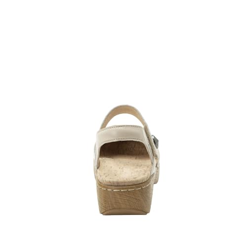 Image of Alegria Women's Opal Leather Shoes with Slingback Open Back Sandals