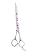 ShearsDirect Japanese 440 Stainless Steel Grooming Shear, 8-Inch, Curved