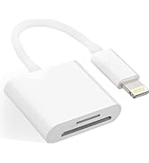 Sd Card Reader for iPhone iPad Camera, Dual Card Slot Memory Card Reader Trail Camera Viewer Micr...