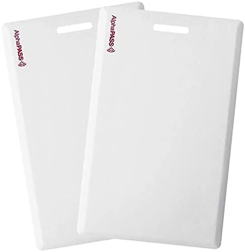 Same Day Custom Programmed AlphaPass Clamshell Proximity Card for Access Control. Replaces HID 1326 ProxCard II. Standard 26 bit H10301 Format. Choose Your Facility Code & Range. (10 Pack)