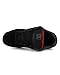 DC mens Stag Low Top Skate Shoe, Black/Grey/Red, 13 US