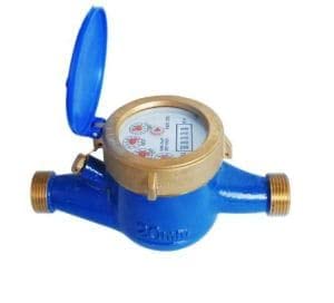 Shekh Enterprises 15mm Multijet Water Meter Class B, Brass and plastic Single Jet (1)